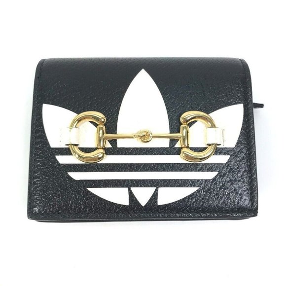 GUCCI logo adidas collaboration Shoulder wallet Pochette Folded - Picture 1 of 16